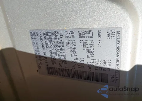 2015 Nissan Pathfinder S from USA, damaged, VIN 5N1AR2MN6FC668139